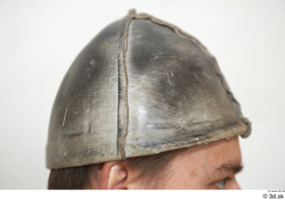 Medieval leather helmet 1 army head helmet leather helm medieval…